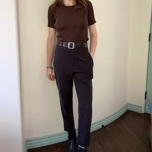 Vince cotton-wool blend trousers